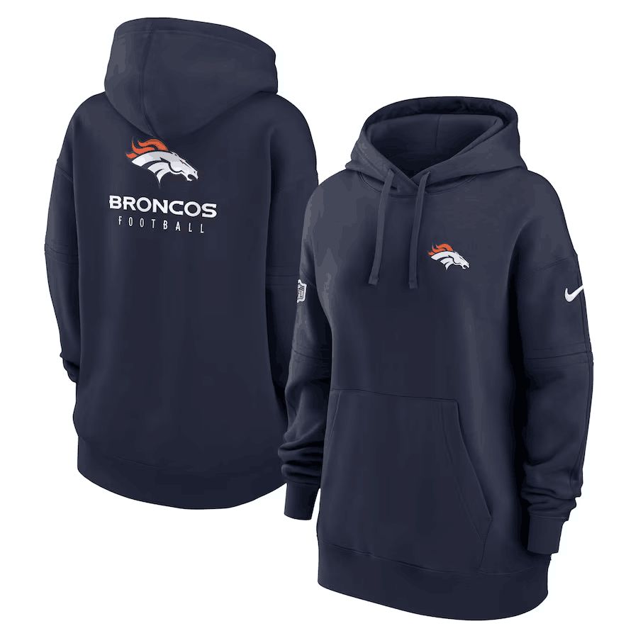 Women 2023 NFL Denver Broncos blue Sweatshirt style 1->jacksonville jaguars->NFL Jersey